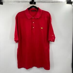 MASTERS COLLECTION Red Mercercized Pima Cotton Golf Polo Sport Men’s XL Shirt